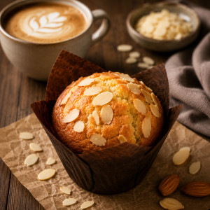 Vanilla Almond Flakes Muffin x 20 pcs